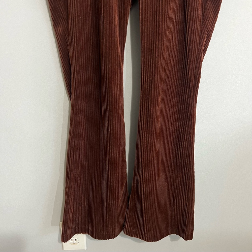 Bagatelle Collection S Brown Corduroy High Rise Bell Bottom Pants - Picture 11 of 15